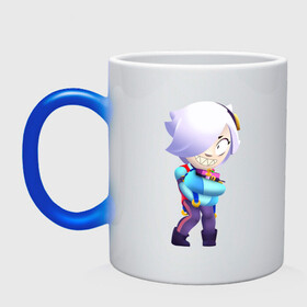 Кружка хамелеон с принтом Colette - Brawl Stars в городе Новоалтайск, керамика | меняет цвет при нагревании, емкость 330 мл | brawlstars | collete | starr park | supercell | бравл | бравлер | бравлпасс | бравлстарс | бравлстарсигра | бравлы | звездный парк | колет | колета | колетт | колетта | новый перс | перс бравл | псих | старр парк
