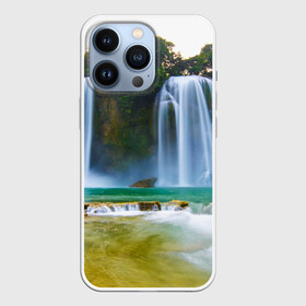 Чехол для iPhone 13 Pro с принтом водопад в городе Новоалтайск,  |  | водопад | джунгли | лес | природа | река