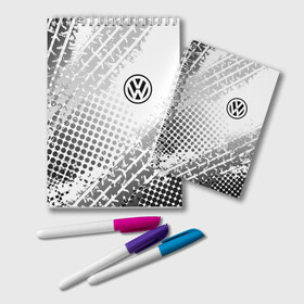 Блокнот с принтом Volkswagen в городе Новоалтайск, 100% бумага | 48 листов, плотность листов — 60 г/м2, плотность картонной обложки — 250 г/м2. Листы скреплены удобной пружинной спиралью. Цвет линий — светло-серый
 | Тематика изображения на принте: volkswagen | vw | vw значок | vw лого | vw марка | vw эмблема | wv | значок vw | значок фольксваген | лого автомобиля | лого вольцваген | логотип vw | фольксваген | фольцваген