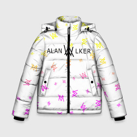 Зимняя куртка для мальчиков 3D с принтом ALAN WALKER АЛАН УОКЕР в городе Новоалтайск, ткань верха — 100% полиэстер; подклад — 100% полиэстер, утеплитель — 100% полиэстер | длина ниже бедра, удлиненная спинка, воротник стойка и отстегивающийся капюшон. Есть боковые карманы с листочкой на кнопках, утяжки по низу изделия и внутренний карман на молнии. 

Предусмотрены светоотражающий принт на спинке, радужный светоотражающий элемент на пуллере молнии и на резинке для утяжки | Тематика изображения на принте: alan | faded | house | logo | music | walker | алан | вокер | волкер | диджей | лого | логотип | логотипы | музыка | музыкант | символ | символы | танцеальная | уокер | хаус | электронная