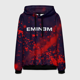 Мужская толстовка 3D с принтом EMINEM ЭМИНЕМ в городе Новоалтайск, 100% полиэстер | двухслойный капюшон со шнурком для регулировки, мягкие манжеты на рукавах и по низу толстовки, спереди карман-кенгуру с мягким внутренним слоем. | eminem | logo | music | oldschool | rap | raper | еминем | лого | логотип | логотипы | музыка | музыкант | олдскул | рэп | рэпер | рэппер | символ | символы | эминем