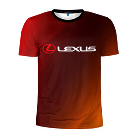 Мужская футболка 3D спортивная с принтом LEXUS / ЛЕКСУС в городе Новоалтайск, 100% полиэстер с улучшенными характеристиками | приталенный силуэт, круглая горловина, широкие плечи, сужается к линии бедра | Тематика изображения на принте: auto | lexus | logo | moto | symbol | авто | автомобиль | гонки | лексус | лого | логотип | логотипы | марка | машина | мото | символ | символы