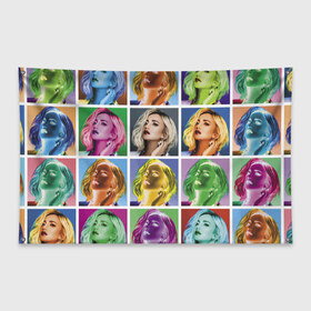 Флаг-баннер с принтом Buzova pop-art в городе Новоалтайск, 100% полиэстер | размер 67 х 109 см, плотность ткани — 95 г/м2; по краям флага есть четыре люверса для крепления | buzova | celebrity | color | eyes | face | hairstyle | lips | olga | pop art | star | vanguard | авангард | глаза | губы | звезда | знаменитость | лицо | ольга бузова | поп арт | цвет