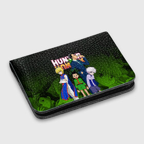 Картхолдер с принтом с принтом Hunter x Hunter в городе Новоалтайск, натуральная матовая кожа | размер 7,3 х 10 см; кардхолдер имеет 4 кармана для карт; | Тематика изображения на принте: anime | hunter x hunter | аниме | гон фрикс | манга | охотник х охотник | хантер хантер | хантеры