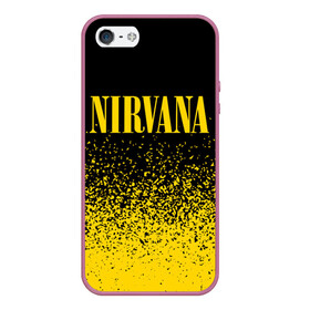 Чехол для iPhone 5/5S матовый с принтом NIRVANA НИРВАНА в городе Новоалтайск, Силикон | Область печати: задняя сторона чехла, без боковых панелей | band | cobain | face | kurt | logo | music | nirvana | rock | rocknroll | группа | кобейн | курт | лого | логотип | музыка | музыкальная | нирвана | рожица | рок | рокнролл | символ