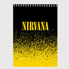 Скетчбук с принтом NIRVANA НИРВАНА в городе Новоалтайск, 100% бумага
 | 48 листов, плотность листов — 100 г/м2, плотность картонной обложки — 250 г/м2. Листы скреплены сверху удобной пружинной спиралью | band | cobain | face | kurt | logo | music | nirvana | rock | rocknroll | группа | кобейн | курт | лого | логотип | музыка | музыкальная | нирвана | рожица | рок | рокнролл | символ