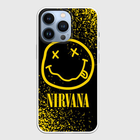 Чехол для iPhone 13 Pro с принтом NIRVANA   НИРВАНА в городе Новоалтайск,  |  | Тематика изображения на принте: band | cobain | face | kurt | logo | music | nirvana | rock | rocknroll | группа | кобейн | курт | лого | логотип | музыка | музыкальная | нирвана | рожица | рок | рокнролл | символ