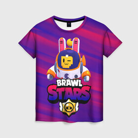 Женская футболка 3D с принтом ЛУННЫЙ СПРУТ BRAWL STARS в городе Новоалтайск, 100% полиэфир ( синтетическое хлопкоподобное полотно) | прямой крой, круглый вырез горловины, длина до линии бедер | 8 bit | brawl | crow | leon | max | mecha | moon sprout | nani | rogue | sally | spike | sprout | stars | werewolf | wolf | бравл | волк | ворон | заяц | леон | лунный спрут | макс | мортис | нани | оборотень | ребенку | робот | салли 