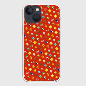 Чехол для iPhone 13 mini с принтом Super Mario в городе Новоалтайск,  |  | 8 бит | dandy | mario | водопроводчик | денди | игры на денди | марио