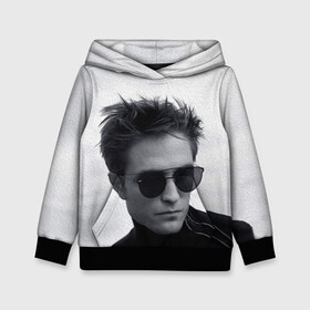 Детская толстовка 3D с принтом ROBERT PATTINSON в городе Новоалтайск, 100% полиэстер | двухслойный капюшон со шнурком для регулировки, мягкие манжеты на рукавах и по низу толстовки, спереди карман-кенгуру с мягким внутренним слоем | batman | devil all the time | robert pattinson | the batman | twilight | бетмен | бэтмен | дьявол всегда здесь | роберт паттинсон | сумерки