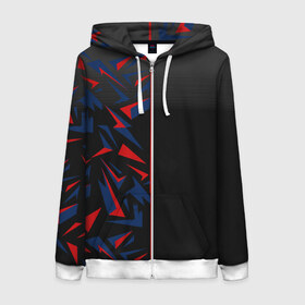 Женская толстовка 3D на молнии с принтом SPORT WEAR в городе Новоалтайск, 100% полиэстер | длина до линии бедра, манжеты и пояс оформлены мягкой тканевой резинкой, двухслойный капюшон со шнурком для регулировки, спереди молния, по бокам два кармана | abstraction | geometry | neon | sport | sport wear | texture | абстракция | брызги | геометрия | краски | красный | линии | неон | неоновый | полосы | соты | спорт | спортивная одежда | спортивная форма | текстура | фигуры