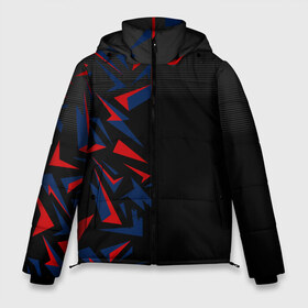 Мужская зимняя куртка 3D с принтом SPORT WEAR в городе Новоалтайск, верх — 100% полиэстер; подкладка — 100% полиэстер; утеплитель — 100% полиэстер | длина ниже бедра, свободный силуэт Оверсайз. Есть воротник-стойка, отстегивающийся капюшон и ветрозащитная планка. 

Боковые карманы с листочкой на кнопках и внутренний карман на молнии. | abstraction | geometry | neon | sport | sport wear | texture | абстракция | брызги | геометрия | краски | красный | линии | неон | неоновый | полосы | соты | спорт | спортивная одежда | спортивная форма | текстура | фигуры