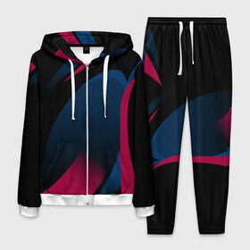 Мужской костюм 3D с принтом SPORT WEAR в городе Новоалтайск, 100% полиэстер | Манжеты и пояс оформлены тканевой резинкой, двухслойный капюшон со шнурком для регулировки, карманы спереди | abstraction | geometry | neon | sport | sport wear | texture | абстракция | брызги | геометрия | краски | красный | линии | неон | неоновый | полосы | соты | спорт | спортивная одежда | спортивная форма | текстура | фигуры