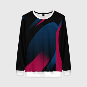 Женский свитшот 3D с принтом SPORT WEAR в городе Новоалтайск, 100% полиэстер с мягким внутренним слоем | круглый вырез горловины, мягкая резинка на манжетах и поясе, свободная посадка по фигуре | abstraction | geometry | neon | sport | sport wear | texture | абстракция | брызги | геометрия | краски | красный | линии | неон | неоновый | полосы | соты | спорт | спортивная одежда | спортивная форма | текстура | фигуры