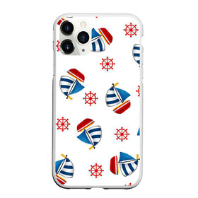 Чехол для iPhone 11 Pro Max матовый с принтом Морская атмосфера в городе Новоалтайск, Силикон |  | Тематика изображения на принте: арт | белый | корабли | корабль | красный | море | рисунок | синий | штурвал | яхта | яхты