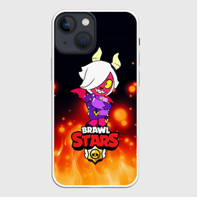 Чехол для iPhone 13 mini с принтом Brawl Stars Колетта Демон в городе Новоалтайск,  |  | bibi | crow | koletta | leon | nita | sandy | wings | бравл старс | герои | девочкам | демон | детям | дьявол | звезда | звездные | колетт | крылья | леон | логотипы игр | огненный | огонь | пламя | рога | сенди | улыбка