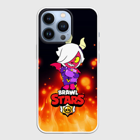 Чехол для iPhone 13 Pro с принтом Brawl Stars Колетта Демон в городе Новоалтайск,  |  | Тематика изображения на принте: bibi | crow | koletta | leon | nita | sandy | wings | бравл старс | герои | девочкам | демон | детям | дьявол | звезда | звездные | колетт | крылья | леон | логотипы игр | огненный | огонь | пламя | рога | сенди | улыбка