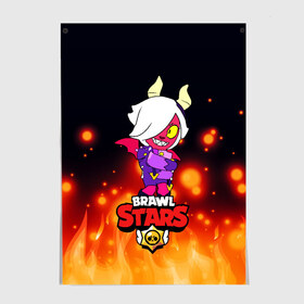 Постер с принтом Brawl Stars/Колетта Демон в городе Новоалтайск, 100% бумага
 | бумага, плотность 150 мг. Матовая, но за счет высокого коэффициента гладкости имеет небольшой блеск и дает на свету блики, но в отличии от глянцевой бумаги не покрыта лаком | bibi | crow | koletta | leon | nita | sandy | wings | бравл старс | герои | девочкам | демон | детям | дьявол | звезда | звездные | колетт | крылья | леон | логотипы игр | огненный | огонь | пламя | рога | сенди | улыбка