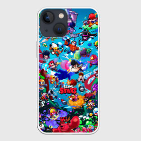 Чехол для iPhone 13 mini с принтом BRAWL STARS PERS в городе Новоалтайск,  |  | bibi | brawl | coach mike | crow | evil gene | gale | gene | leon | max | mecha crow | mortis | mr.p | nani | phoenix | sally | sandy | shark | spike | sprout | stars | surge | tara | virus 8 bit | werewolf | волна | ворон | джин | лео