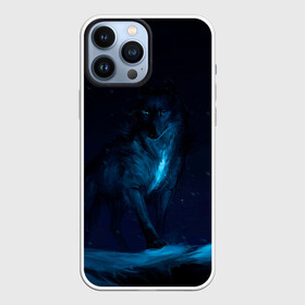 Чехол для iPhone 13 Pro Max с принтом Зимний волк в городе Новоалтайск,  |  | wolf | wolfs | волк | волки | волчара | животные | звери | зима | лес | природа | снег