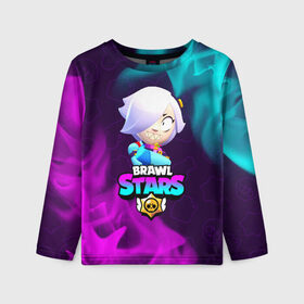 Детский лонгслив 3D с принтом BRAWL STARS COLETTE КОЛЕТТ в городе Новоалтайск, 100% полиэстер | длинные рукава, круглый вырез горловины, полуприлегающий силуэт
 | brawl | colete | colette | collete | logo | stars | бравл | бравла | браво | игра | игры | колетт | колетта | коллет | коллета | лого | логотип | символ | старс | старса