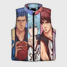 Мужской жилет утепленный 3D с принтом Kuroko s Basketball в городе Новоалтайск,  |  | Тематика изображения на принте: ahegao | danganronpa | monokuma | senpai | аниме | монокума | надпись | прикольные картинки | прикольные надписи | сердце | я люблю аниме
