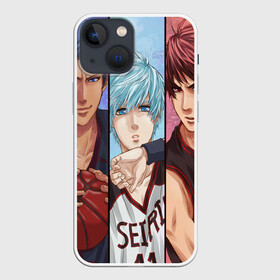 Чехол для iPhone 13 mini с принтом Kurokos Basketball в городе Новоалтайск,  |  | ahegao | danganronpa | monokuma | senpai | аниме | монокума | надпись | прикольные картинки | прикольные надписи | сердце | я люблю аниме