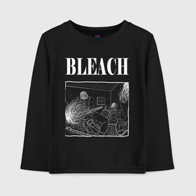 Детский лонгслив хлопок с принтом Nirvana Bleach Бличь Нирвана в городе Новоалтайск, 100% хлопок | круглый вырез горловины, полуприлегающий силуэт, длина до линии бедер | Тематика изображения на принте: nirvana | nirvana bleach | грандж | грандж нирвана | дейв грол | крис новоселич | курт | курт кобейн | нирвана | нирвана альбом | черно белая nirvana | черно белая нирвана | черно белое nirvana | черно белое нирвана