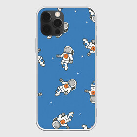 Чехол для iPhone 12 Pro Max с принтом Космонавт в городе Новоалтайск, Силикон |  | арт | белый | звезда | звёзды | космический турист | космонавт | космонавты | космос | рисунок | синий