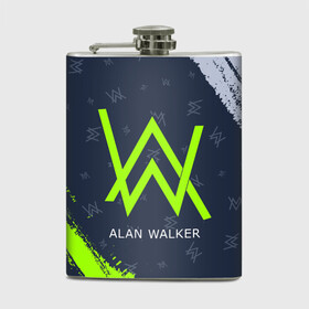 Фляга с принтом ALAN WALKER / АЛАН УОКЕР в городе Новоалтайск, металлический корпус | емкость 0,22 л, размер 125 х 94 мм. Виниловая наклейка запечатывается полностью | Тематика изображения на принте: alan | faded | house | logo | music | walker | алан | вокер | волкер | диджей | лого | логотип | логотипы | музыка | музыкант | символ | символы | танцеальная | уокер | хаус | электронная