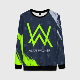 Женский свитшот 3D с принтом ALAN WALKER / АЛАН УОКЕР в городе Новоалтайск, 100% полиэстер с мягким внутренним слоем | круглый вырез горловины, мягкая резинка на манжетах и поясе, свободная посадка по фигуре | Тематика изображения на принте: alan | faded | house | logo | music | walker | алан | вокер | волкер | диджей | лого | логотип | логотипы | музыка | музыкант | символ | символы | танцеальная | уокер | хаус | электронная