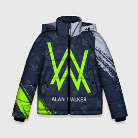 Зимняя куртка для мальчиков 3D с принтом ALAN WALKER АЛАН УОКЕР в городе Новоалтайск, ткань верха — 100% полиэстер; подклад — 100% полиэстер, утеплитель — 100% полиэстер | длина ниже бедра, удлиненная спинка, воротник стойка и отстегивающийся капюшон. Есть боковые карманы с листочкой на кнопках, утяжки по низу изделия и внутренний карман на молнии. 

Предусмотрены светоотражающий принт на спинке, радужный светоотражающий элемент на пуллере молнии и на резинке для утяжки | Тематика изображения на принте: alan | faded | house | logo | music | walker | алан | вокер | волкер | диджей | лого | логотип | логотипы | музыка | музыкант | символ | символы | танцеальная | уокер | хаус | электронная