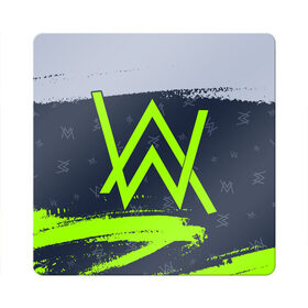 Магнит виниловый Квадрат с принтом ALAN WALKER / АЛАН УОКЕР в городе Новоалтайск, полимерный материал с магнитным слоем | размер 9*9 см, закругленные углы | Тематика изображения на принте: alan | faded | house | logo | music | walker | алан | вокер | волкер | диджей | лого | логотип | логотипы | музыка | музыкант | символ | символы | танцеальная | уокер | хаус | электронная