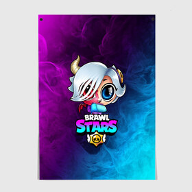 Постер с принтом BRAWL STARS COLETTE / КОЛЕТТ в городе Новоалтайск, 100% бумага
 | бумага, плотность 150 мг. Матовая, но за счет высокого коэффициента гладкости имеет небольшой блеск и дает на свету блики, но в отличии от глянцевой бумаги не покрыта лаком | brawl | colete | colette | collete | logo | stars | бравл | бравла | браво | игра | игры | колетт | колетта | коллет | коллета | лого | логотип | символ | старс | старса