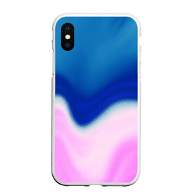 Чехол для iPhone XS Max матовый с принтом Воздушный Крем в городе Новоалтайск, Силикон | Область печати: задняя сторона чехла, без боковых панелей | Тематика изображения на принте: blue | cream | gradient | pink | абстрактный | абстракция | вода | волны | гламур | градиент | девочкам | зефирка | краска | краски | красочный | море | мороженое | небеса | нежные | пастельные | перламутровый