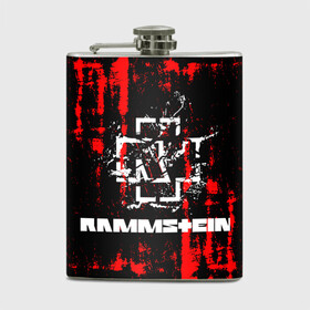 Фляга с принтом Rammstein. в городе Новоалтайск, металлический корпус | емкость 0,22 л, размер 125 х 94 мм. Виниловая наклейка запечатывается полностью | music | rammstein | rock | индастриал метал | метал группа | музыка | музыкальная группа | немецкая метал группа | рамштайн | рок | хард рок