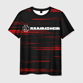 Мужская футболка 3D с принтом Rammstein. в городе Новоалтайск, 100% полиэфир | прямой крой, круглый вырез горловины, длина до линии бедер | music | rammstein | rock | индастриал метал | метал группа | музыка | музыкальная группа | немецкая метал группа | рамштайн | рок | хард рок