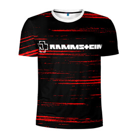 Мужская футболка 3D спортивная с принтом Rammstein. в городе Новоалтайск, 100% полиэстер с улучшенными характеристиками | приталенный силуэт, круглая горловина, широкие плечи, сужается к линии бедра | music | rammstein | rock | индастриал метал | метал группа | музыка | музыкальная группа | немецкая метал группа | рамштайн | рок | хард рок