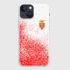 Чехол для iPhone 13 mini с принтом MONACO. в городе Новоалтайск,  |  | fc | football | football club | france | monaco | sport | нико ковач | спорт | уефа | униформа | фк | фк монако | франция | французская лига 1 | французский футбольный клуб | футбол | фут