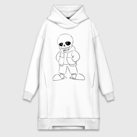 Платье-худи хлопок с принтом UNDERTALE РАСКРАСКА в городе Новоалтайск,  |  | sans | undertale | андертале | андертейл | игра | подземная история | подземная сказка | раскраска | санс | ундертале