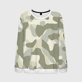 Мужской свитшот 3D с принтом camouflage 1 в городе Новоалтайск, 100% полиэстер с мягким внутренним слоем | круглый вырез горловины, мягкая резинка на манжетах и поясе, свободная посадка по фигуре | Тематика изображения на принте: армия россии | войска | камуфляж | орнамент | узор