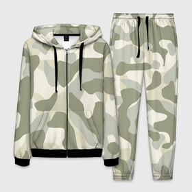 Мужской костюм 3D с принтом camouflage 1 в городе Новоалтайск, 100% полиэстер | Манжеты и пояс оформлены тканевой резинкой, двухслойный капюшон со шнурком для регулировки, карманы спереди | Тематика изображения на принте: армия россии | войска | камуфляж | орнамент | узор