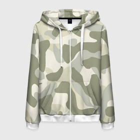 Мужская толстовка 3D на молнии с принтом camouflage 1 в городе Новоалтайск, 100% полиэстер | длина до линии бедра, манжеты и пояс оформлены мягкой тканевой резинкой, двухслойный капюшон со шнурком для регулировки, спереди молния, по бокам два кармана | Тематика изображения на принте: армия россии | войска | камуфляж | орнамент | узор