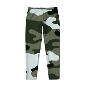 Детские леггинсы 3D с принтом camouflage 2 в городе Новоалтайск, полиэстер 85%, спандекс 15% | эластичный пояс, зауженный крой | армия россии | войска | камуфляж | орнамент | узор