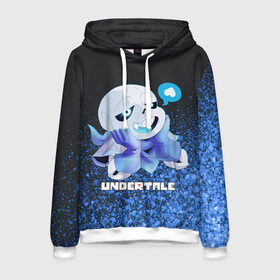 Мужская толстовка 3D с принтом UNDERTALE в городе Новоалтайск, 100% полиэстер | двухслойный капюшон со шнурком для регулировки, мягкие манжеты на рукавах и по низу толстовки, спереди карман-кенгуру с мягким внутренним слоем. | sans | undertale | андертале | андертейл | игра | подземная история | подземная сказка | санс | ундертале