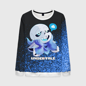 Мужской свитшот 3D с принтом UNDERTALE в городе Новоалтайск, 100% полиэстер с мягким внутренним слоем | круглый вырез горловины, мягкая резинка на манжетах и поясе, свободная посадка по фигуре | sans | undertale | андертале | андертейл | игра | подземная история | подземная сказка | санс | ундертале