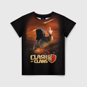 Детская футболка 3D с принтом Clash of Clans в городе Новоалтайск, 100% гипоаллергенный полиэфир | прямой крой, круглый вырез горловины, длина до линии бедер, чуть спущенное плечо, ткань немного тянется | clash of clans | clash royale | game | supercell | детская | детям | игра | клаш оф кланс | клаш оф кленс | клеш оф кленс | клэш оф кланс | компьютерная игра | пекка