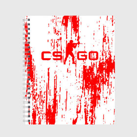Тетрадь с принтом Counter-Strike в городе Новоалтайск, 100% бумага | 48 листов, плотность листов — 60 г/м2, плотность картонной обложки — 250 г/м2. Листы скреплены сбоку удобной пружинной спиралью. Уголки страниц и обложки скругленные. Цвет линий — светло-серый
 | counter strike | cs:go | esport | faze clan | games | steam | игроки | игролюбители | игроманы | игры | киберспорт | компьютерная игра | контр страйк | контр террористы | кс го | кс гоу | стим | стрелялки | фазе клан