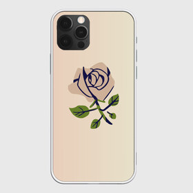 Чехол для iPhone 12 Pro Max с принтом Бежевая роза в городе Новоалтайск, Силикон |  | беж | красота | мода | модный | природа | роза | стиль | цветок