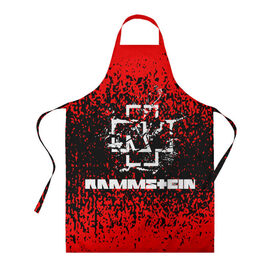 Фартук 3D с принтом Rammstein. в городе Новоалтайск, 100% полиэстер | общий размер — 65 х 85 см, ширина нагрудника — 26 см, горловина — 53 см, длина завязок — 54 см, общий обхват в поясе — 173 см. Принт на завязках и на горловине наносится с двух сторон, на основной части фартука — только с внешней стороны | music | rammstein | rock | индастриал метал | метал группа | музыка | музыкальная группа | немецкая метал группа | рамштайн | рок | хард рок